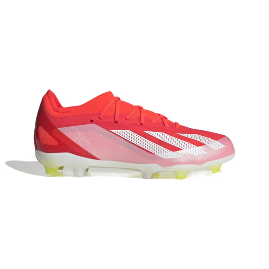adidas X CrazyFast Elite Laceless J FG - Solar Red/Cloud White/Team Solar Yellow 2