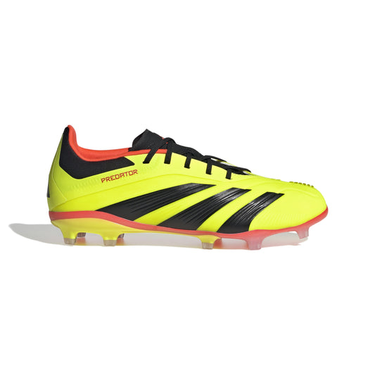 adidas Predator 24 Elite J FG - Team Solar Yellow 2 / Core Black / Solar Red