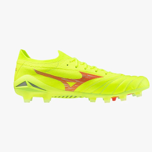 Mizuno Morelia Neo IV BETA Elite FG - Safety Yellow Fiery Coral 2 / Safety Yellow